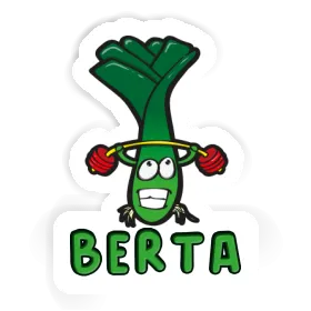 Weightlifter Sticker Berta Image