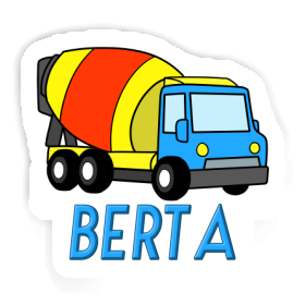 Sticker Mixer Truck Berta Image