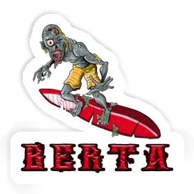 Sticker Berta Surfer Image