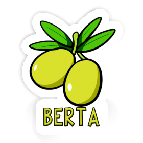 Berta Sticker Olive Image