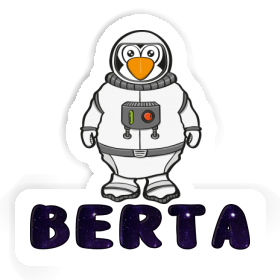 Sticker Berta Astronaut Image