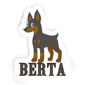 Berta Sticker Pinscher Image