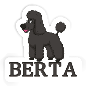 Sticker Poodle Berta Image