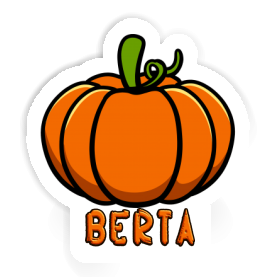 Pumpkin Sticker Berta Image