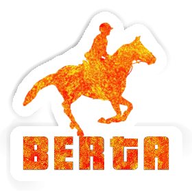 Berta Sticker Horse Rider Image