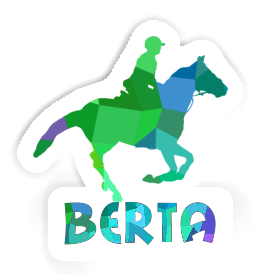 Sticker Berta Horse Rider Image