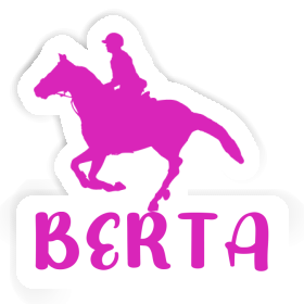 Sticker Berta Horse Rider Image