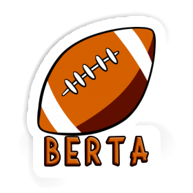 Berta Sticker Rugby Ball Image