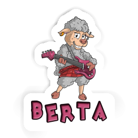 Guitarist Sticker Berta Image