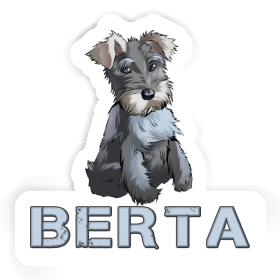 Autocollant Schnauzer Berta Image