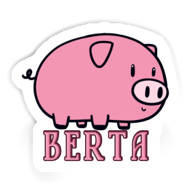 Berta Sticker Pig Image