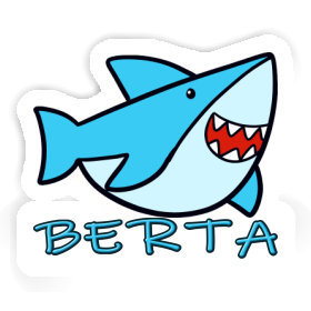 Sticker Berta Shark Image