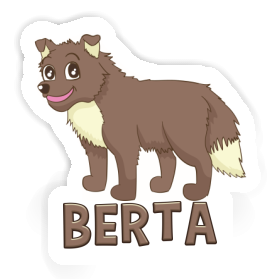 Autocollant Chien de berger Berta Image