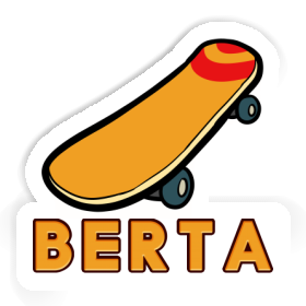 Berta Sticker Skateboard Image