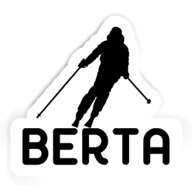 Berta Sticker Skier Image