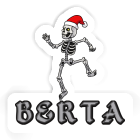 Berta Sticker Christmas Skeleton Image