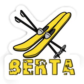 Ski Sticker Berta Image