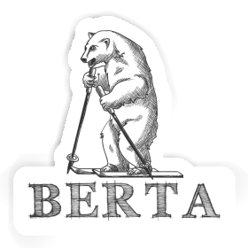 Sticker Skier Berta Image