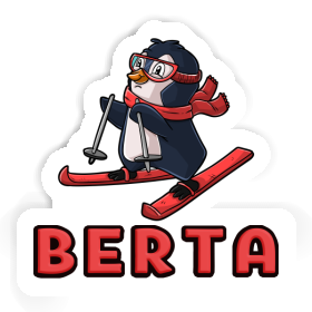 Sticker Skier Berta Image