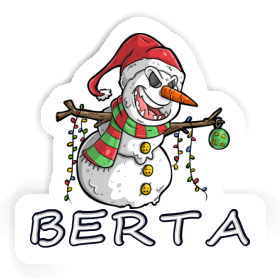 Sticker Bad Snowman Berta Image