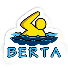 Berta Sticker Swimmer Image