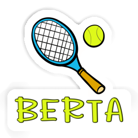 Berta Sticker Tennis Racket Image