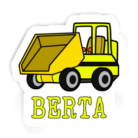 Sticker Front Tipper Berta Image