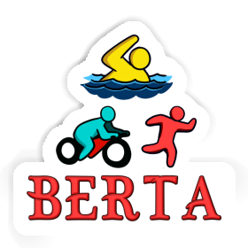 Sticker Berta Triathlete Image