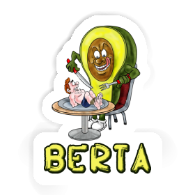 Berta Sticker Avocado Image