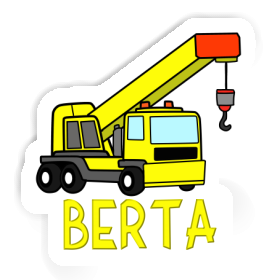 Berta Sticker Vehicle Crane Image