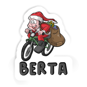 Berta Sticker Bicycle Rider Image