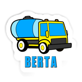 Water Truck Sticker Berta Image