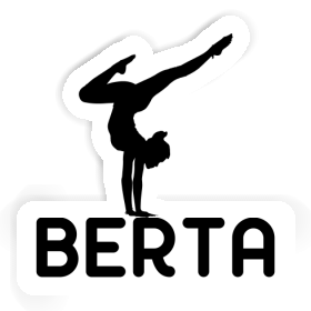 Sticker Berta Yoga Woman Image