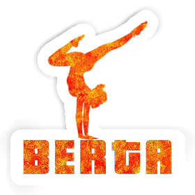 Sticker Berta Yoga Woman Image