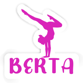 Yoga Woman Sticker Berta Image