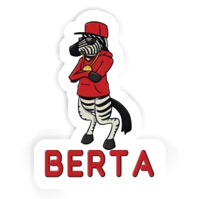 Berta Sticker Zebra Image