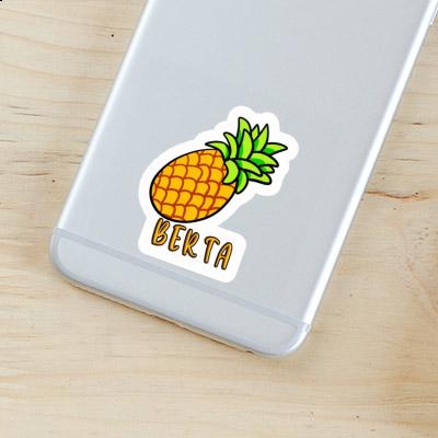 Sticker Pineapple Berta Notebook Image