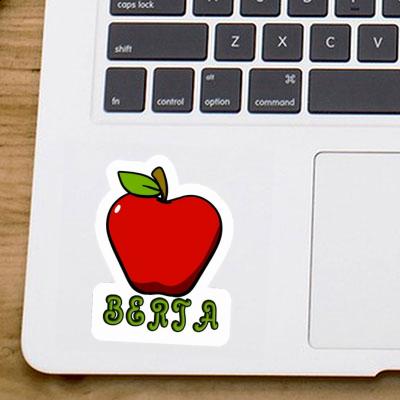 Berta Aufkleber Apfel Laptop Image