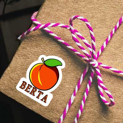 Berta Sticker Apricot Laptop Image