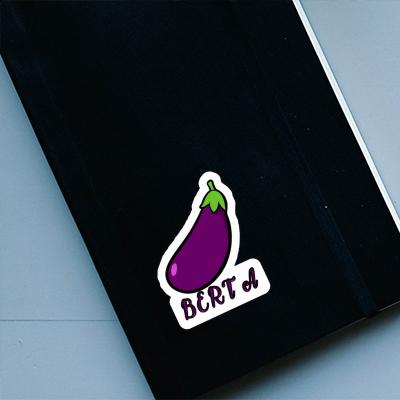 Sticker Aubergine Berta Laptop Image