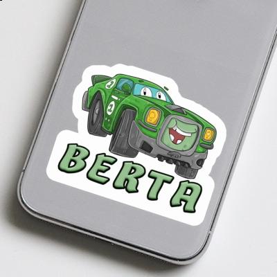 Race car Sticker Berta Laptop Image