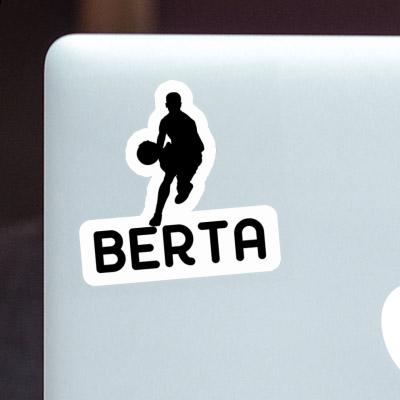 Basketballspieler Sticker Berta Notebook Image