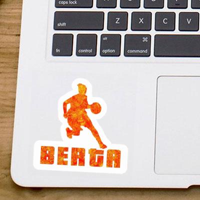 Berta Sticker Basketball Player Notebook Image