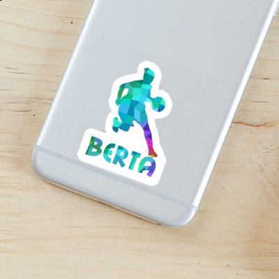 Sticker Berta Basketballspielerin Laptop Image