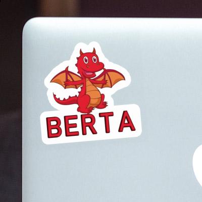 Sticker Baby-Drache Berta Laptop Image