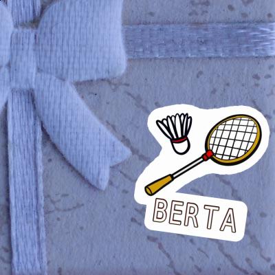 Badmintonschläger Aufkleber Berta Image