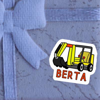 Sticker Mini-Excavator Berta Gift package Image