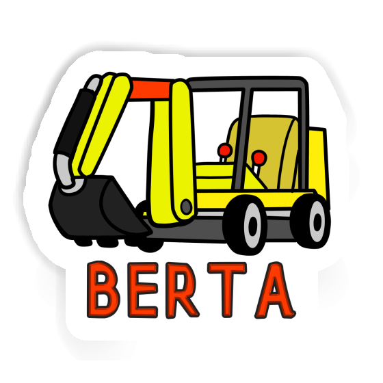 Sticker Mini-Excavator Berta Gift package Image