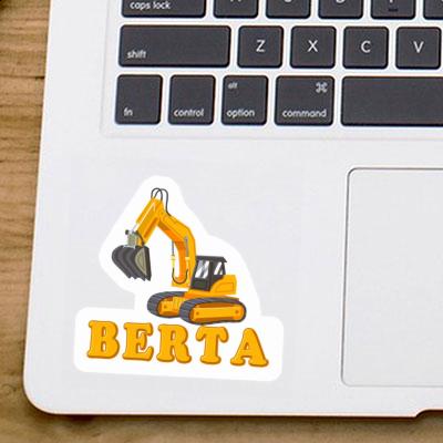 Berta Sticker Excavator Image