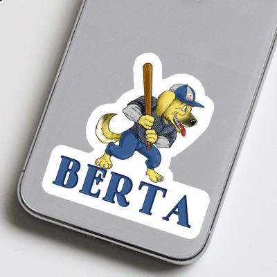 Baseball-Hund Sticker Berta Gift package Image